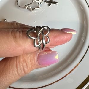James Avery butterfly ring size 7